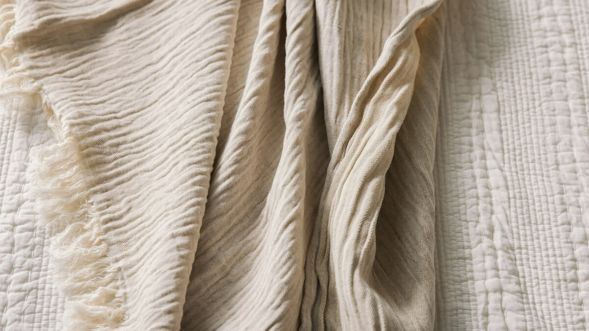 Lightweight Organic Cotton & Linen Throws - 4 Colours - Image 8