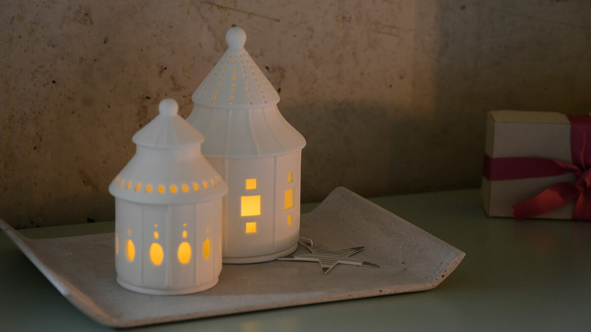 Porcelain Lighthouse Candleholders - Image 10