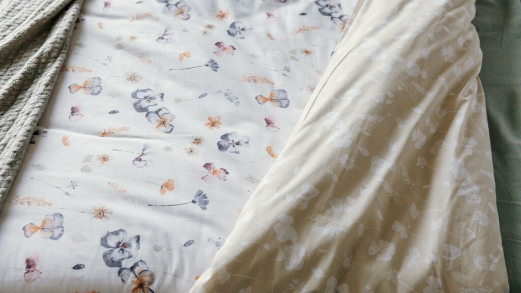 floral cotton bedding set